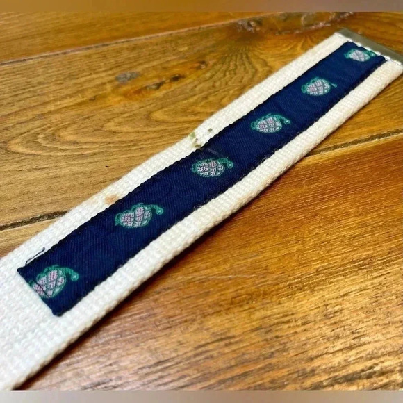 Embroidered Turtle Belt | 1.5 Wide | 34” Long - Picture 4 of 5